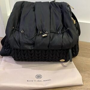 HAPP Black Diaper Bag